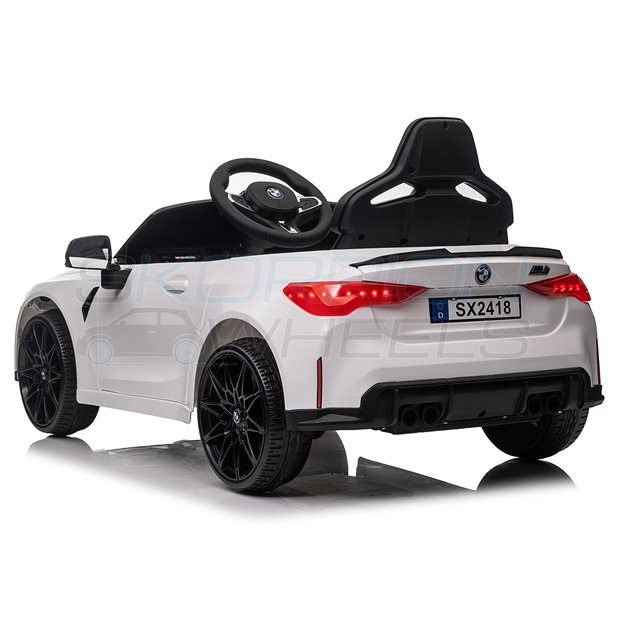 Ηλεκτροκίνητο Αυτοκίνητο BMW M4 Original License 12V - Λευκό | Skorpion Wheels - 5246006
