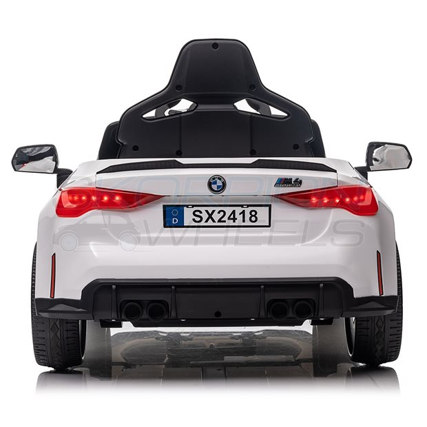 Ηλεκτροκίνητο Αυτοκίνητο BMW M4 Original License 12V - Λευκό | Skorpion Wheels - 5246006