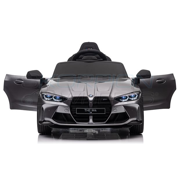 Ηλεκτροκίνητο Αυτοκίνητο BMW M4 Original License 12V - Γκρι | Skorpion Wheels - 52460061