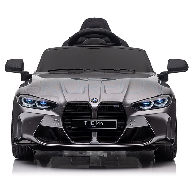 Ηλεκτροκίνητο Αυτοκίνητο BMW M4 Original License 12V - Γκρι | Skorpion Wheels - 52460061