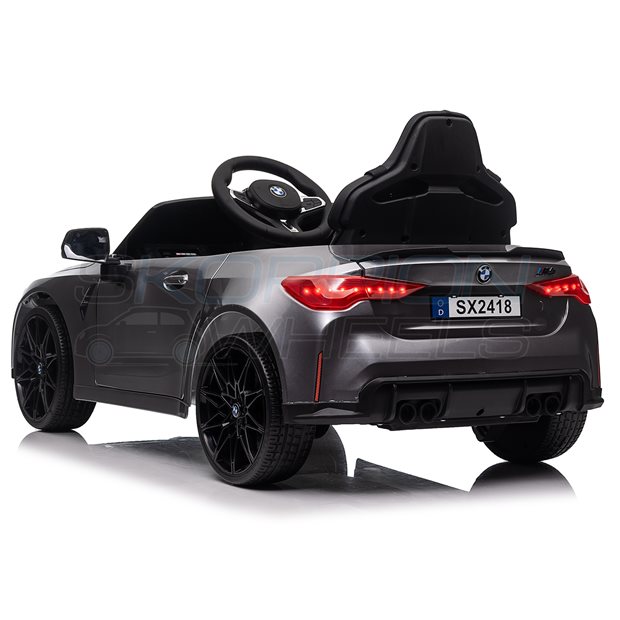 Ηλεκτροκίνητο Αυτοκίνητο BMW M4 Original License 12V - Γκρι | Skorpion Wheels - 52460061