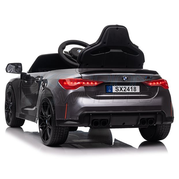 Ηλεκτροκίνητο Αυτοκίνητο BMW M4 Original License 12V - Γκρι | Skorpion Wheels - 52460061