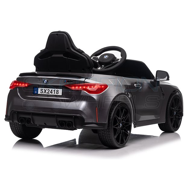 Ηλεκτροκίνητο Αυτοκίνητο BMW M4 Original License 12V - Γκρι | Skorpion Wheels - 52460061