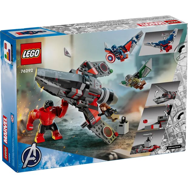 Lego Super Heroes Captain America vs. Red Hulk Battle - 76292