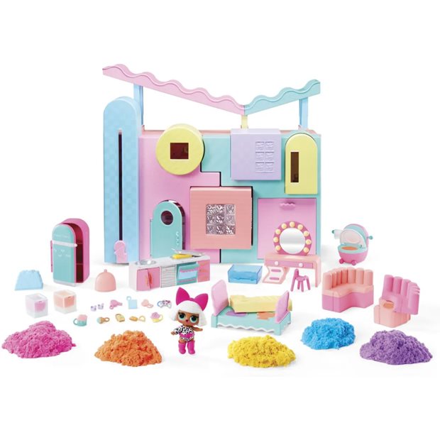 LOL Surprise Squish Sand Μαγικό Σπιτάκι Με Αδελφούλα Tot - 593218EUC