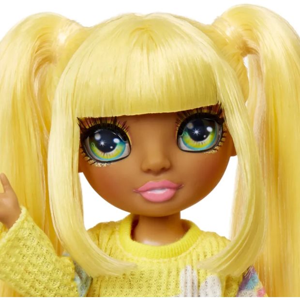Rainbow High Junior High PJ Party Κούκλα-Sunny | Yellow - 503682-EUC