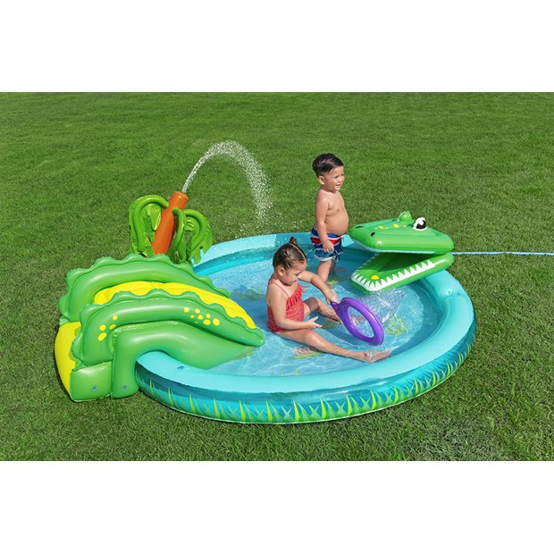 Φουσκωτή Παιδική Πισίνα Crocodile Cove 224x181x72cm | Bestway - 53166