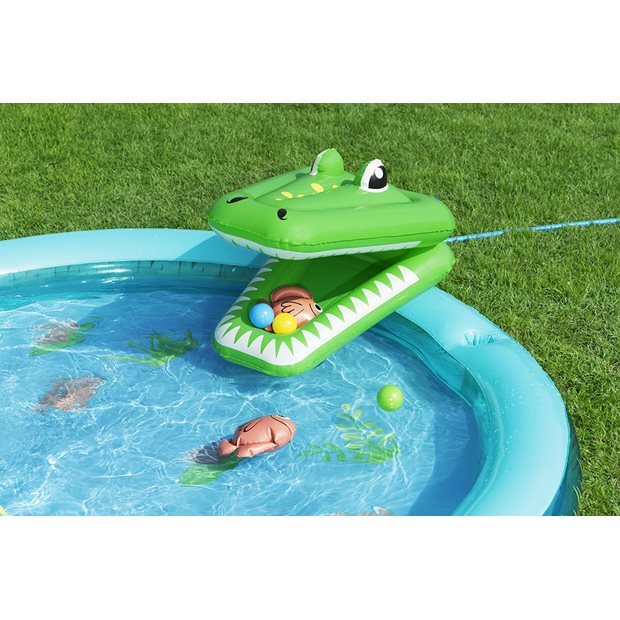Φουσκωτή Παιδική Πισίνα Crocodile Cove 224x181x72cm | Bestway - 53166