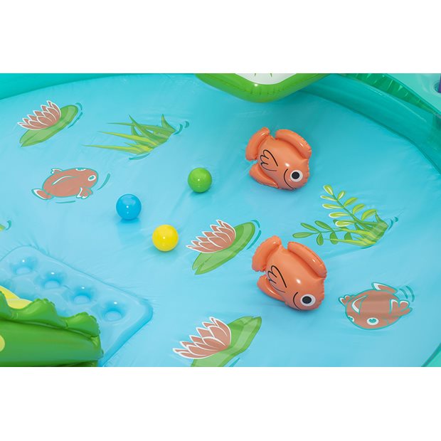 Φουσκωτή Παιδική Πισίνα Crocodile Cove 224x181x72cm | Bestway - 53166