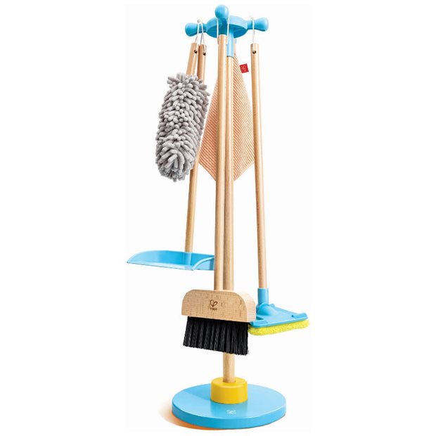 Ξύλινο Σετ Καθαρισμού Broom Cleaning Stand Hape - E3055A