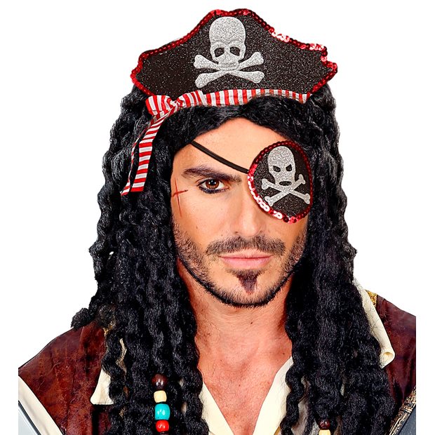 Αποκριάτικα Αξεσουάρ Mini Pirate Hat & Eye-Patch - 04163