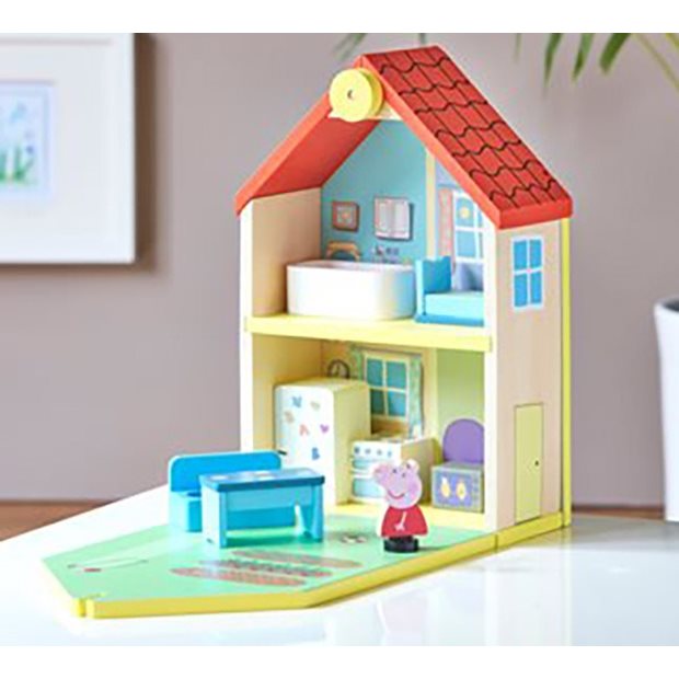 Το Ξυλινο Σπιτι Της Peppa Pig Με Αξεσουαρ - PPC68000