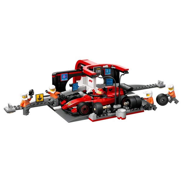 LEGO® City - F1® Pit Stop & Pit Crew With Ferrari Car - 60443