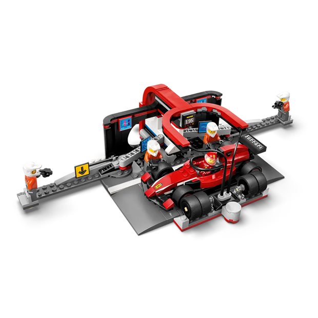 LEGO® City - F1® Pit Stop & Pit Crew With Ferrari Car - 60443