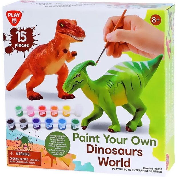 Paint Your Own Disnosaurs World Playgo 2Τμχ - 78333