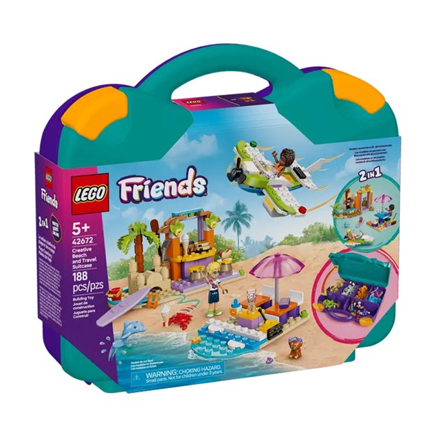 Lego Friends Creative Beach & Travel Suitcase - 42672