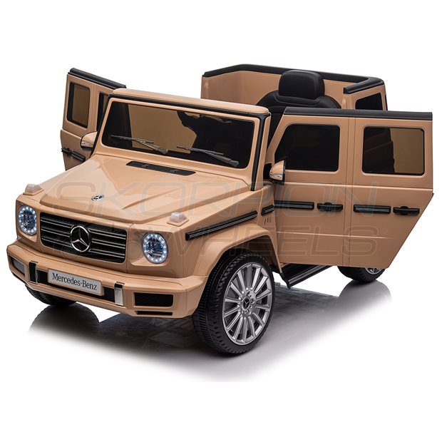 Ηλεκτροκίνητο Αυτοκίνητο Mercedes G500 Original License 12V - Dubai Sand | Skorpion Wheels - 5246065