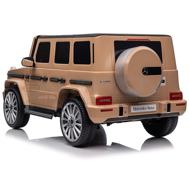 Ηλεκτροκίνητο Αυτοκίνητο Mercedes G500 Original License 12V - Dubai Sand | Skorpion Wheels - 5246065