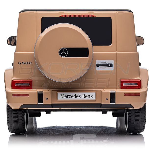 Ηλεκτροκίνητο Αυτοκίνητο Mercedes G500 Original License 12V - Dubai Sand | Skorpion Wheels - 5246065