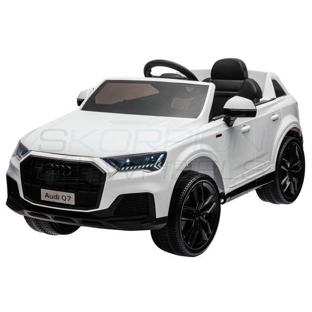 Ηλεκτροκίνητο Αυτοκίνητο Audi Q7 Original License 12V - Λευκό | Skorpion Wheels - 5247007