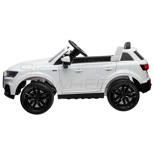 Ηλεκτροκίνητο Αυτοκίνητο Audi Q7 Original License 12V - Λευκό | Skorpion Wheels - 5247007