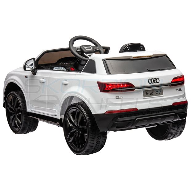 Ηλεκτροκίνητο Αυτοκίνητο Audi Q7 Original License 12V - Λευκό | Skorpion Wheels - 5247007