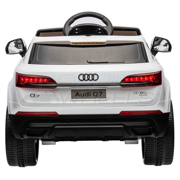 Ηλεκτροκίνητο Αυτοκίνητο Audi Q7 Original License 12V - Λευκό | Skorpion Wheels - 5247007