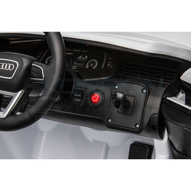 Ηλεκτροκίνητο Αυτοκίνητο Audi Q7 Original License 12V - Λευκό | Skorpion Wheels - 5247007