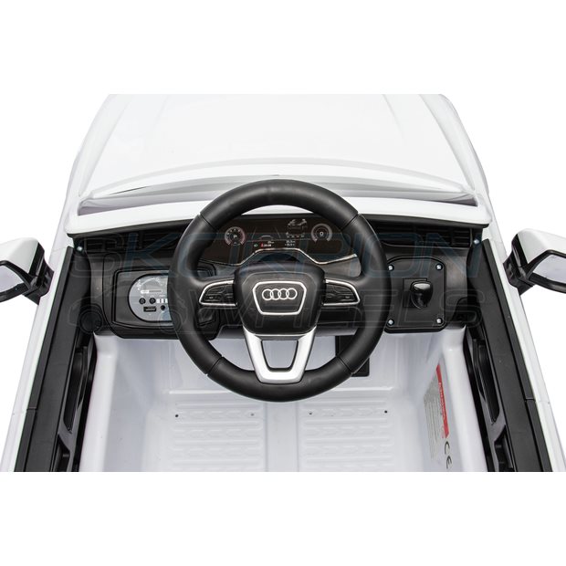Ηλεκτροκίνητο Αυτοκίνητο Audi Q7 Original License 12V - Λευκό | Skorpion Wheels - 5247007