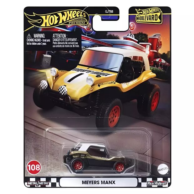 Hot Wheels Αυτκοκινητάκι Premium Boulevard Meyers Manx - HRT57