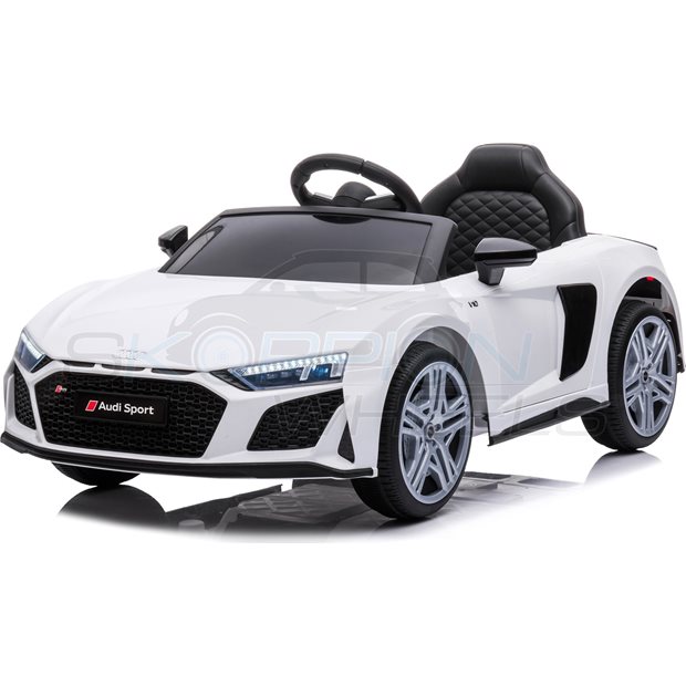 Ηλεκτροκινητο Audi R8 Spyder 12V Skorpion Λευκο - 5246029