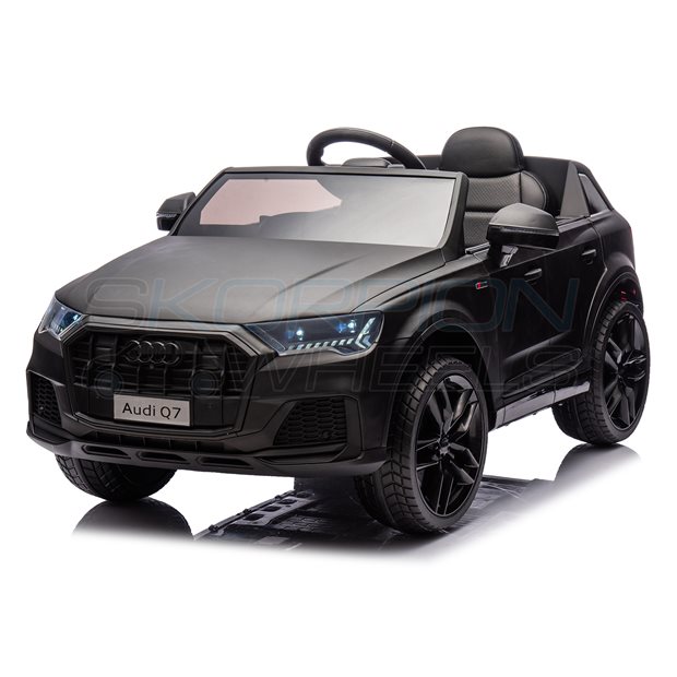 Ηλεκτροκίνητο Αυτοκίνητο Audi Q7 Original License 12V - Μαύρο Matte | Skorpion Wheels - 5247007