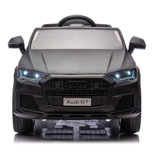 Ηλεκτροκίνητο Αυτοκίνητο Audi Q7 Original License 12V - Μαύρο Matte | Skorpion Wheels - 5247007