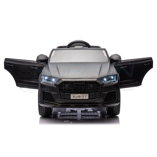 Ηλεκτροκίνητο Αυτοκίνητο Audi Q7 Original License 12V - Μαύρο Matte | Skorpion Wheels - 5247007