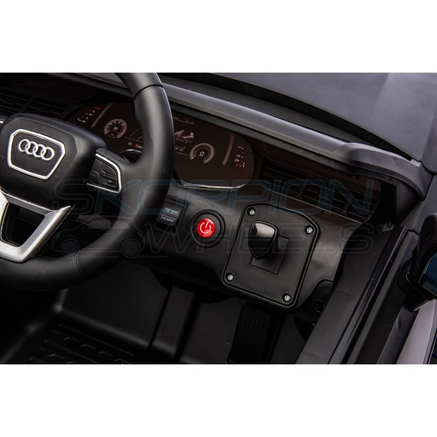 Ηλεκτροκίνητο Αυτοκίνητο Audi Q7 Original License 12V - Μαύρο Matte | Skorpion Wheels - 5247007