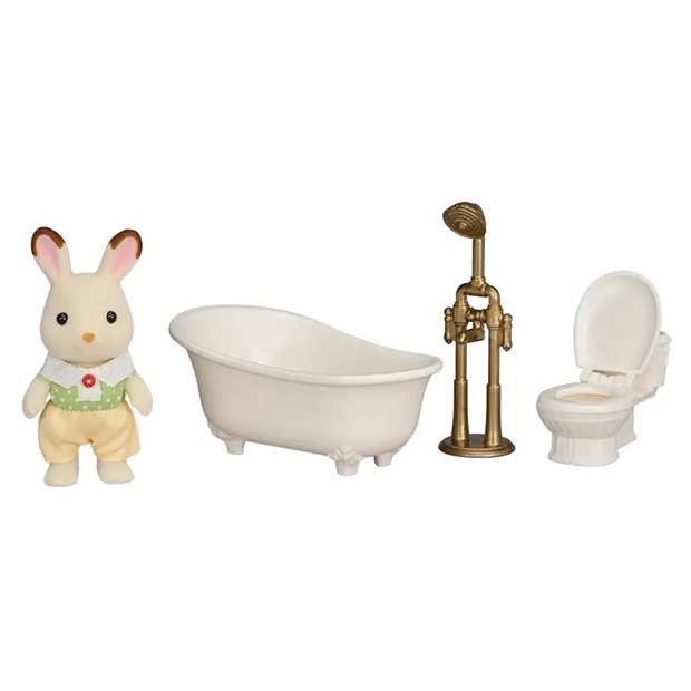 Sylvanian Families Sunny Rabbit Boy's Bath Time Set - 5779