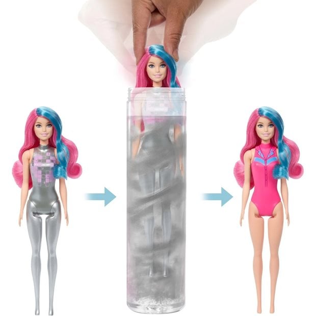 Κούκλα Barbie Color Reveal Σε 4 Σχέδια - JCP01