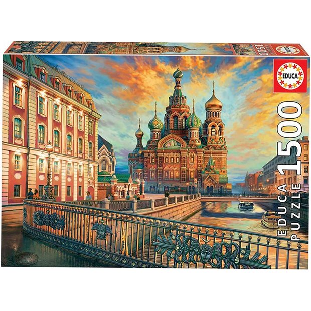Παζλ 1500pcs Ενηλικων Educa Saint Petersburg - 18501