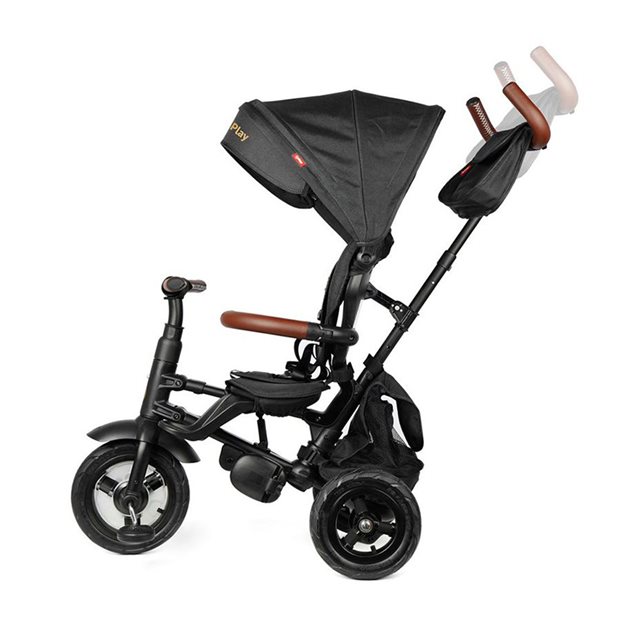 Ποδήλατο Τρίκυκλο QPlay Rito Deluxe Air Μαύρο - 01-1212068-02