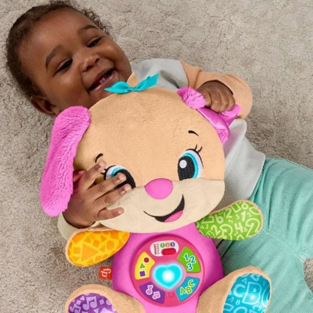 Fisher Price Laugh & Learn Εκπαιδευτικό Σκυλάκι Smart Stages Ροζ - JFD34