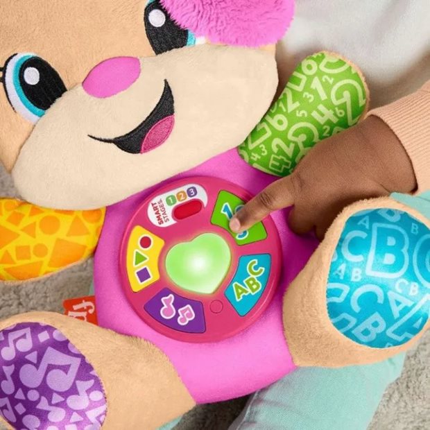 Fisher Price Laugh & Learn Εκπαιδευτικό Σκυλάκι Smart Stages Ροζ - JFD34
