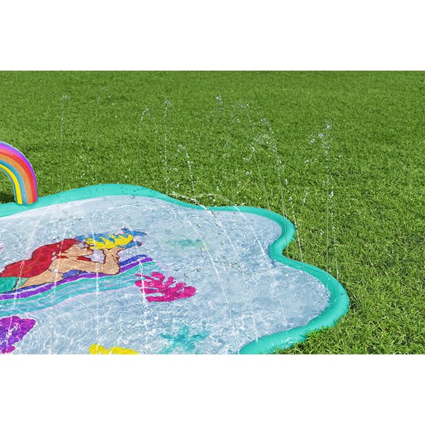 Φουσκωτό Δάπεδο Little Mermaid Με Ψεκαστήρα Νερού 163x145x25cm | Bestway - 9101E