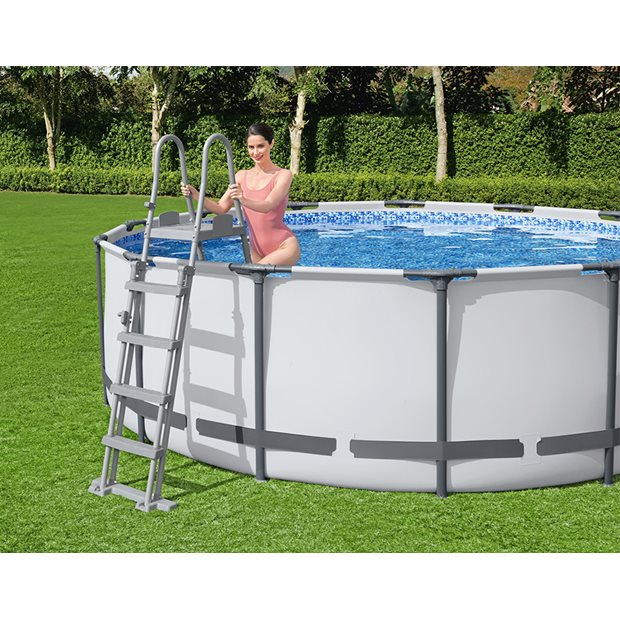 Σκάλα Για Πισίνες Flip & Lock Above Ground Ύψους 132cm | Bestway - 58332