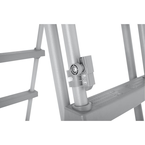 Σκάλα Για Πισίνες Flip & Lock Above Ground Ύψους 132cm | Bestway - 58332