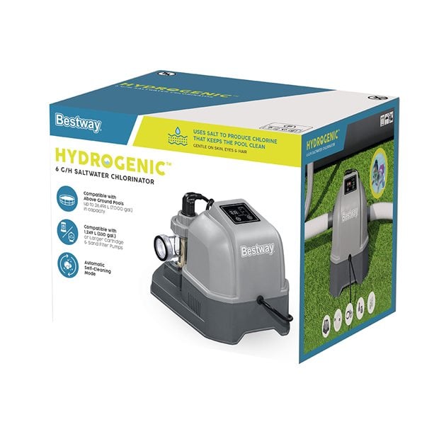 Χλωριωτής Αλμυρού Νερού Hydrogenic 6 Γραμμάρια/Ώρα Για Πισίνες | Bestway - 58678