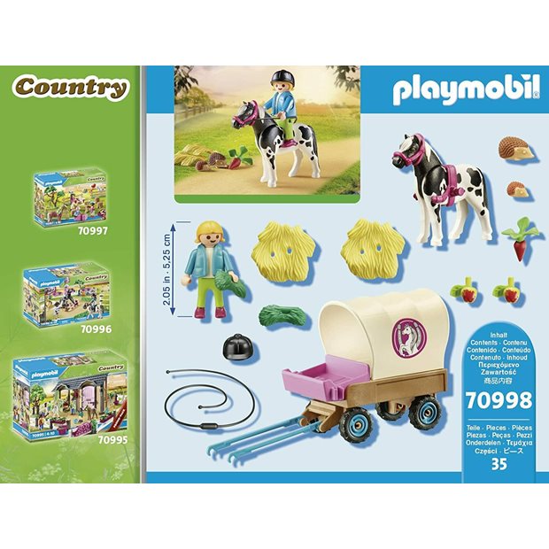 Playmobil Country Άμαξα Με Πόνυ - 70998