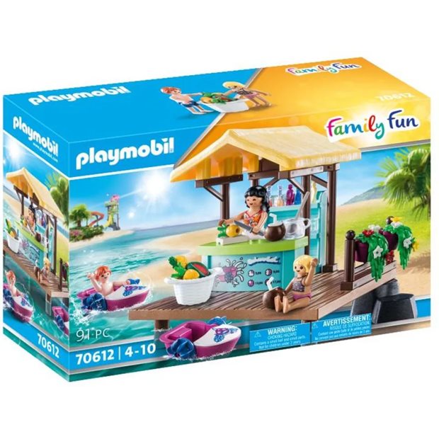 Playmobil Family Fun Πλωτό Μπαρ Και Παραθεριστές - 70612