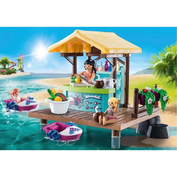 Playmobil Family Fun Πλωτό Μπαρ Και Παραθεριστές - 70612
