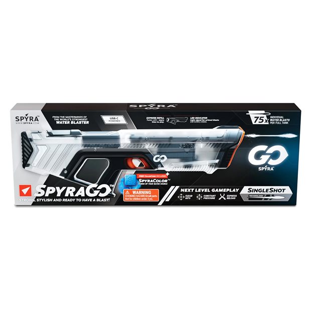 Νεροπίστολο Spyra Go Clear Single - SPGO1T 