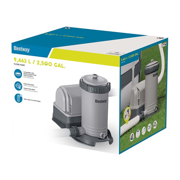 Αντλία Φίλτρου Bestway 9463L/2500Gal Για Πισίνες - 58391